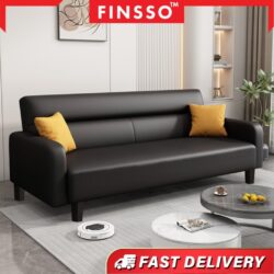 Victoria Luxury Sofa PVC CLASSIC LEATHER & FABRIC - Image 3