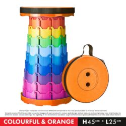 Outdoor Foldable Telescopic Stool & Chair Portable Foldable Extendable Fishing Picnic Camping Travel - Image 9