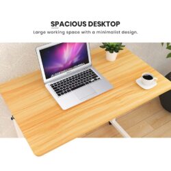 Adjustable Height Lifting Table with Wheel Bedside Laptop Table/ Sofa side table - Image 4