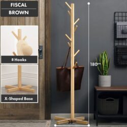 Higher Quality 12 hook / 9 hook Hanging Pole Rack / Penyangkut Baju /Penyangkut Beg / Rak Baju - Image 3