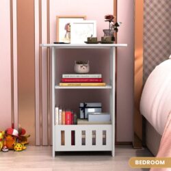 Small Coffee Table Lightweight Modern Wooden Square Small Coffee Side Table - Image 2