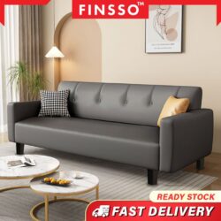 Khalifa Luxury Sofa PVC CLASSIC LEATHER & FABRIC - Image 3