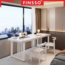 Toronto office table with 32mm table top + stronger kaki meja (Customize Available) - Image 4