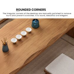 Japanese Solid Wood Dining Table - Image 5