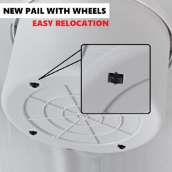 Momo Spin Mop Flat Mop Round Head Floor Clean Water Separated Mop Quick Dry Microfiber Cloth Mop Lantai Mop - Image 9