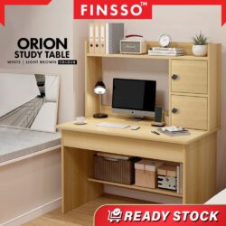 Study Table SET with Side Shelf/ Office desk study table with top /Side shelf/Rack/Orion - Image 3