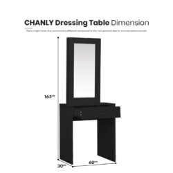 Wooden Queen Divan Bed Frame / 3 door Wooden Wardrobe / Dressing Mirror/Bedroom set - Image 8