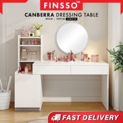 Canberra dressign table 80 & 100 CM + drawer + rack + mirror - Image 2