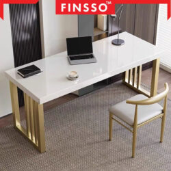Toronto office table with 32mm table top + stronger kaki meja (Customize Available) - Image 3