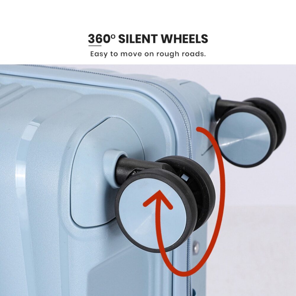 100% PP Material New Pattern Wave Design Travel Luggage Bag 14inch,20inch,24 inch,28inch/WEDELIA LUGGAGE - Image 5