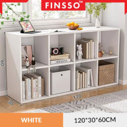 Natoo 4 Tier Bookshelf /Buku Rak Shelves Bookcase / Rak Buku 8 Tingkat / book shelves - Image 6