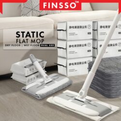 Mop Lantai Serbaguna Microfibre Hands Free Mop Self Wring Complete Set SCRATCH MOP