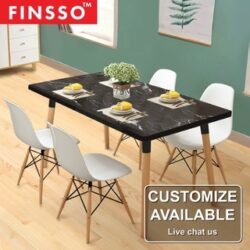Dining Table with 4 chairs / meja makan 4 kerusi / meja makan - Image 2