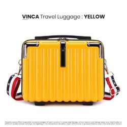 14-inchPC material unisex simple cosmetic case/ Mini Suitcase Cosmetic Bag Women Lightweight Washing Box - Image 8