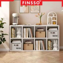Natoo 4 Tier Bookshelf /Buku Rak Shelves Bookcase / Rak Buku 8 Tingkat / book shelves - Image 8