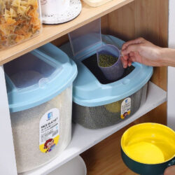 BONNY rice bucket Household Rice Storage Container Box Kitchen Storage bekas beras FREE CUP - Image 3