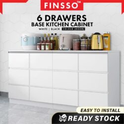 High Gloss kitchen cabinet with Waterproof Surface / Wall Shelves / kabinet dapur / industrial kitchen - Image 8