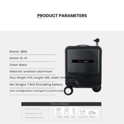 BEKE Intelligent electric riding LUGGAGE 20-inch boarding case can sit and ride, Electric riding scooter - Image 7