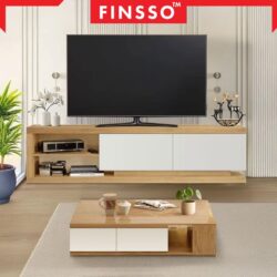 Solomo TV Cabinet extra thick kayu - Image 4