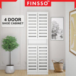 Hafix shoe cabinet with side cabinet seat