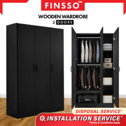2 & 3 Door Wooden Wardrobe / Almari Baju Murah / Wardrobe / 衣橱/ Almari Murah (Customize Available) - Image 2