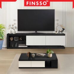 Solomo TV Cabinet extra thick kayu - Image 6