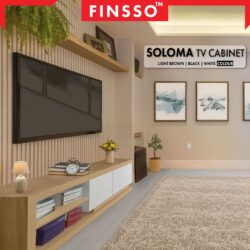 Solomo TV Cabinet extra thick kayu - Image 3