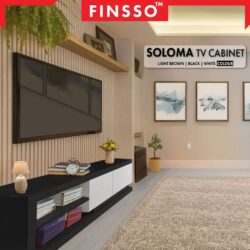 Solomo TV Cabinet extra thick kayu - Image 5