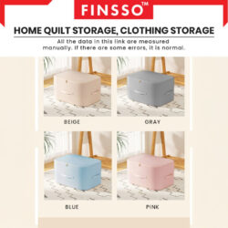 Ultra Space Saving Storage Box With Zipper, Space Bags for Travel/Kotak Simpan,Waterproof - Image 3