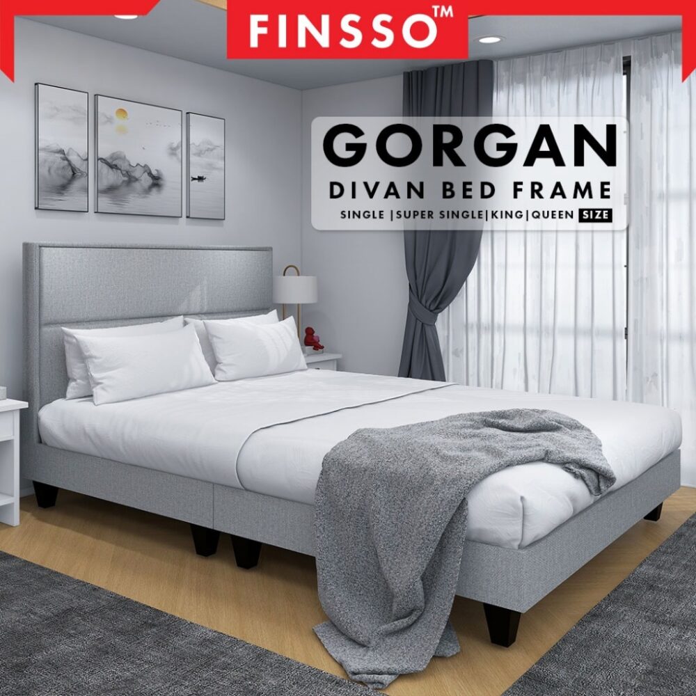 Gorgan Swiss-Foundation Divan Queen Bed Frame Katil Single / katil queen / divan - Image 2