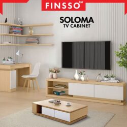 Solomo TV Cabinet extra thick kayu