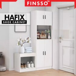 Hafix shoe cabinet with side cabinet seat - Image 5