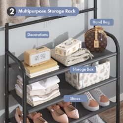 HEMNES Hanging Rack / Clothes Rack / Shoe Rack / Rak Kasut Murah / Multifunction Rack / Rak Serbaguna - Image 5