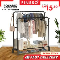 ROSARIO Space Save Rak Baju Besi Ampaian Baju / Hanging Rack / Drying Rack / Clothes Rack