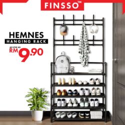 HEMNES Hanging Rack / Clothes Rack / Shoe Rack / Rak Kasut Murah / Multifunction Rack / Rak Serbaguna