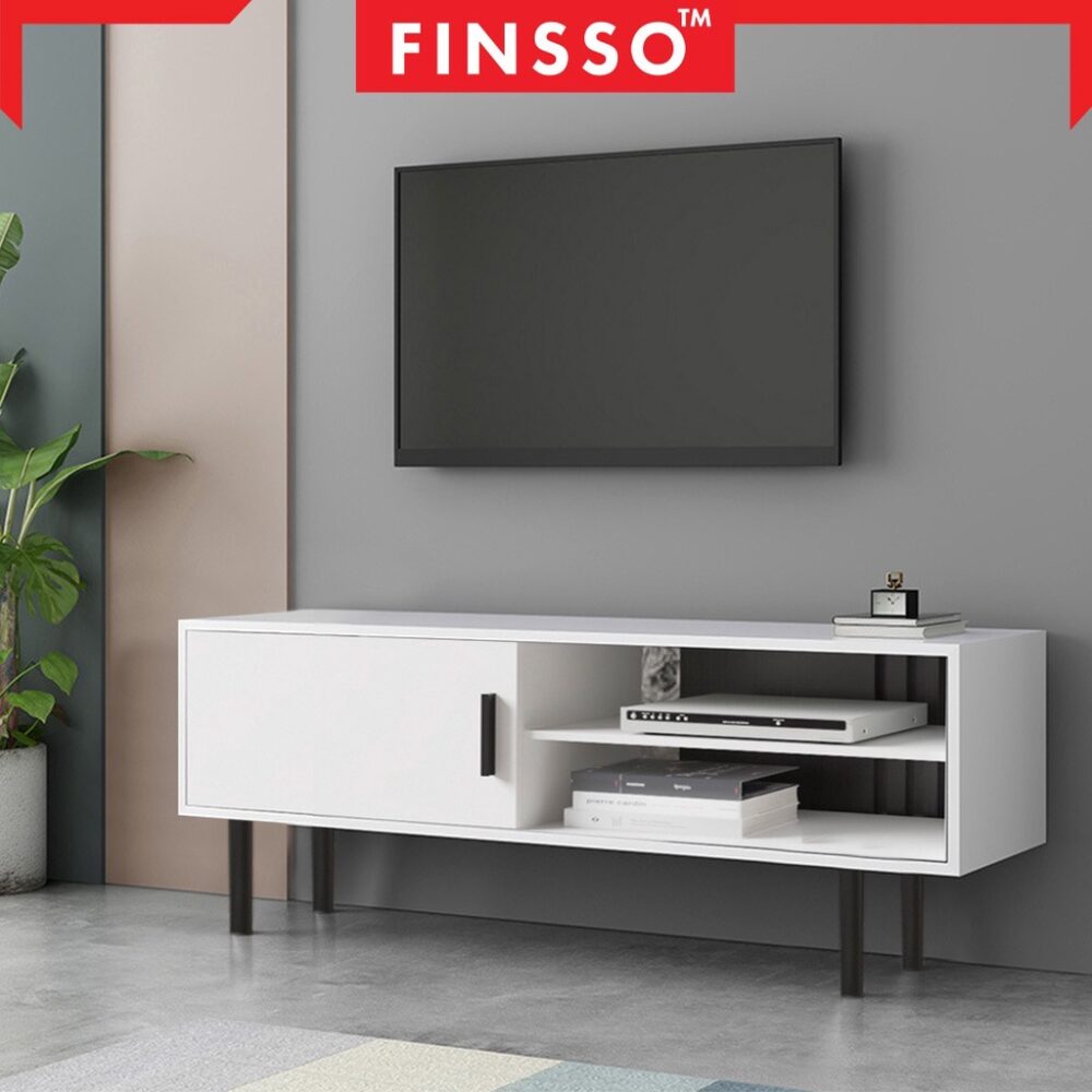SNOW SERIES Adjustable Height TV Cabinet with Storage / Kabinet TV/ Meja TV / Rak TV/ 3.5 FT Coffee Table - Image 5
