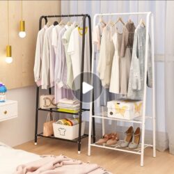 REGALIA Rak Baju Murah/ Hanging Rack /Rak Baju Serbaguna / Rak Baju Beroda / Rak Serbaguna / Rak kasut+Rak baju - Image 3