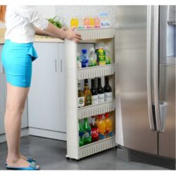 NEW ARRIVAL  Space Savers-3 Tier Slim Wheel Kitchen/ Trolley /Bathroom Rack Organizer Shelf / Rak Dapur - Image 5