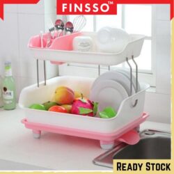 Multipurpose 2 Layer Dish Rack / Dish Storage Rak - Image 2