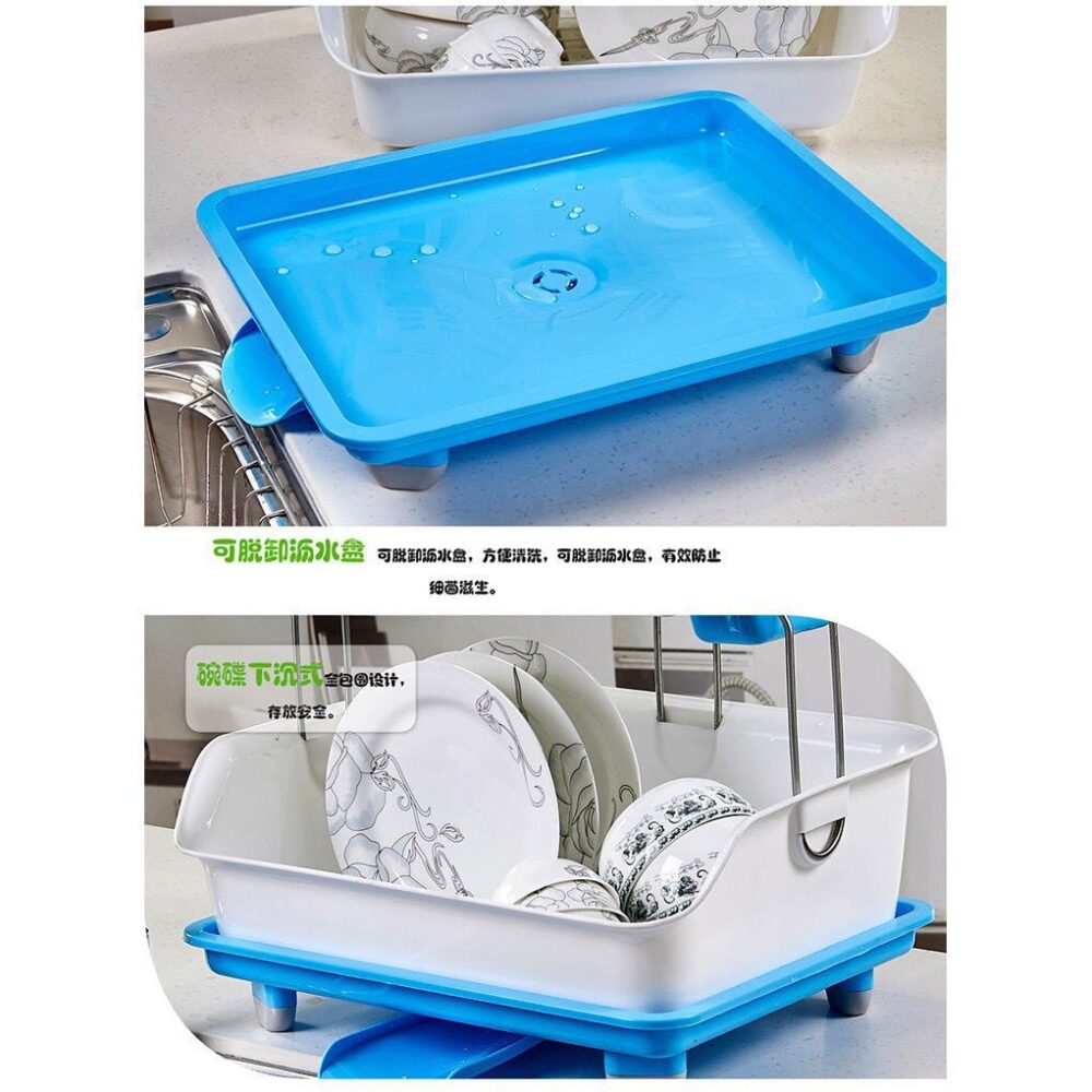 Multipurpose 2 Layer Dish Rack / Dish Storage Rak - Image 7
