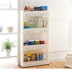NEW ARRIVAL  Space Savers-3 Tier Slim Wheel Kitchen/ Trolley /Bathroom Rack Organizer Shelf / Rak Dapur - Image 4