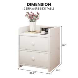 LAGI BESAR 3.5 FT Modern Coffee Table / GION Modern side table with drawer / Meja / Tv Cabinet - Image 7