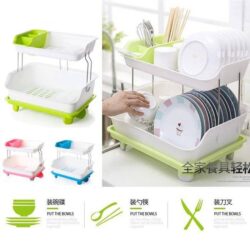 Multipurpose 2 Layer Dish Rack / Dish Storage Rak - Image 8