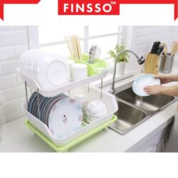 Multipurpose 2 Layer Dish Rack / Dish Storage Rak - Image 3