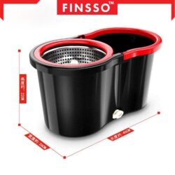 Stainless Steel Deluxe Spin Mop Bucket Set/MOMO MMOP SET/Round mop - Image 9
