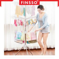 3 Tier Foldable Stainless Steel Drying Rack & Ampaian Baju Baby hanger baju baby / Rak Baju - Image 3