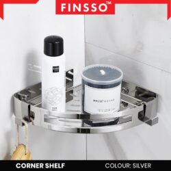 Stainless Steel Multi-Usage Bromes rak sabun bilik mandi /Toilet Rack / rak bilik mandi (free glue & holder) - Image 7