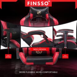 T-Rex Gaming Chair Office Chair Kerusi Gaming with RECLINING - Image 6