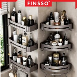 Stainless Steel Multi-Usage Bromes rak sabun bilik mandi /Toilet Rack / rak bilik mandi (free glue & holder) - Image 9