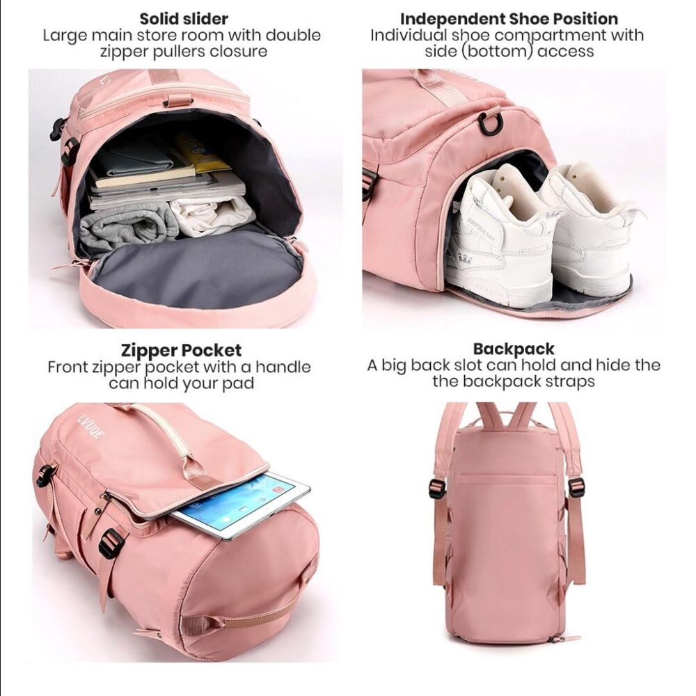 Travel Bag Backpack Women's Bag Hiking Bag Hand Carry Bag Sling Bag - Image 6